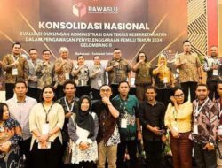 Bawaslu Minahasa Utara Ikuti Konsolidasi Nasional: Dorong Integritas dan Optimalisasi Dukungan Administrasi Jelang Pemilu 2024.