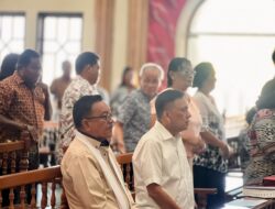 Ketua II MPH PGI Olly Dondokambey, Ibadah dan Perjamuan di GMIM Pniel Manembo-Nembo Bitung