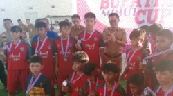 Turnamen Sepak Bola Bupati Minut Cup Selesai, Joune Ganda Kagum dengan Skill Pemain